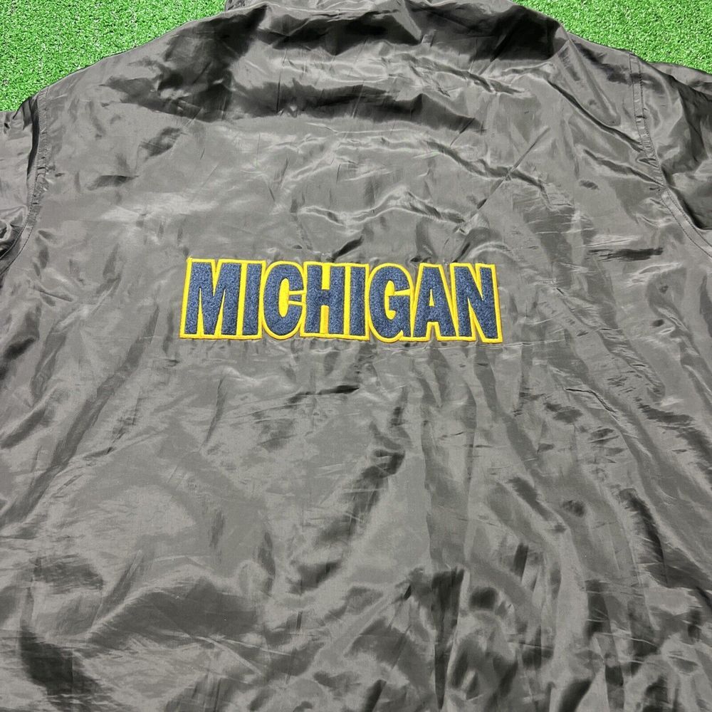 University Of Michigan‎ Vintage Ocean By Lee & Lee Black Jacket Size XL